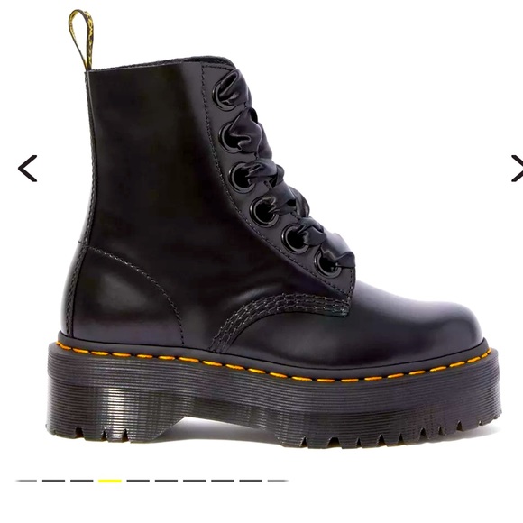 MOLLY WOMEN'S LEATHER PLATFORM BOOTS‼️SOLD ‼️ - Picture 4 of 5